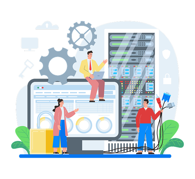 Server security services with firewall and intrusion detection tools active